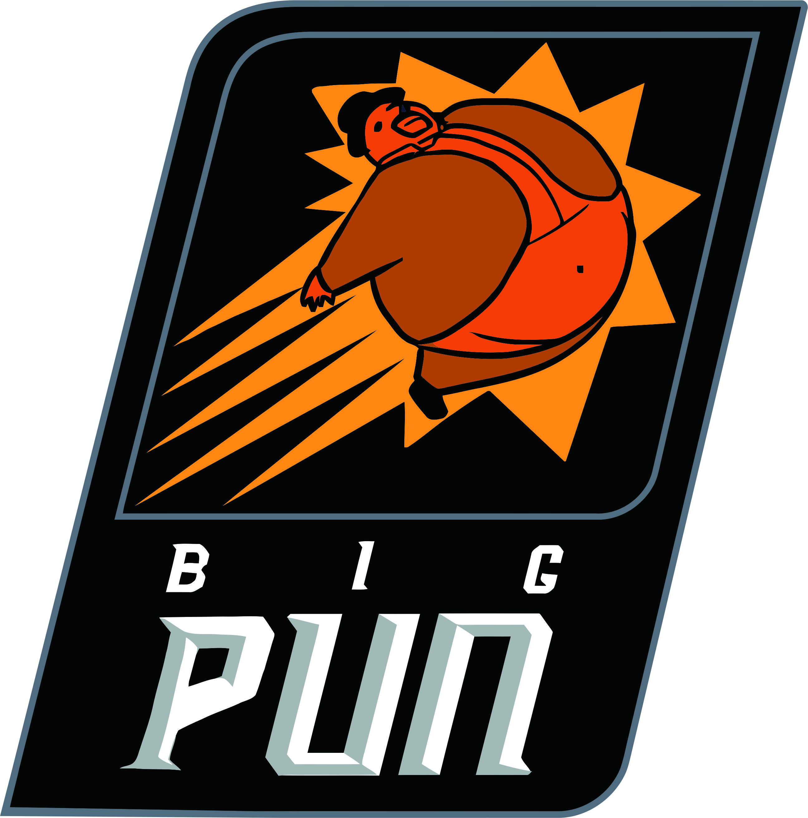 Phoenix Suns Big Pun Logo fabric transfer